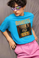 Vintage Floppy Graphic -Unisex Classic Crew T-Shirt
